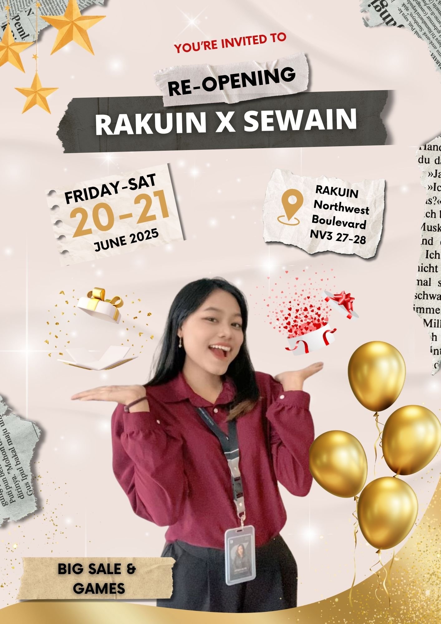Soft Opening Sewain By Rakuin